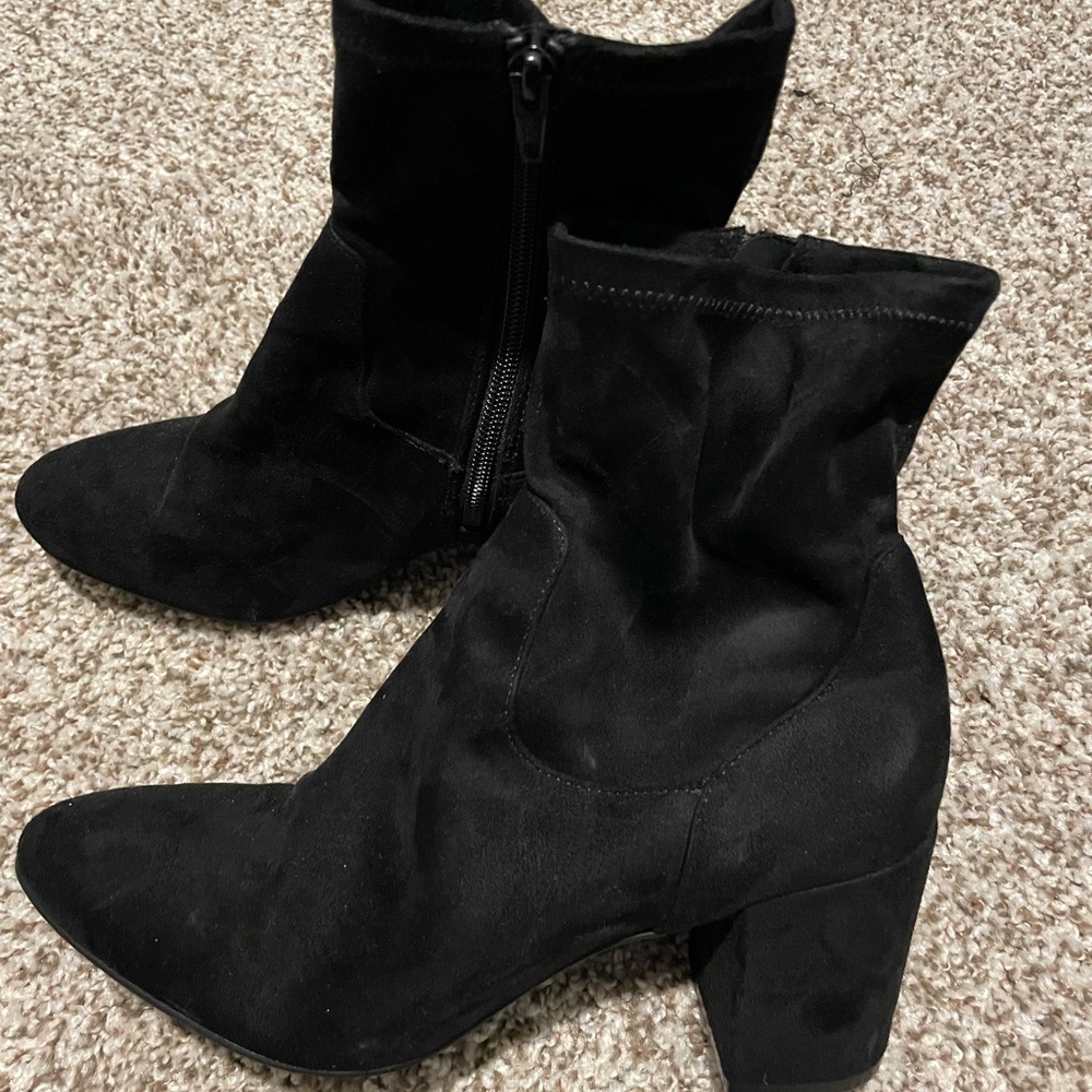 Old Navy Black Heeled Boots